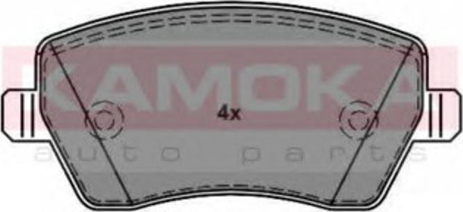 Kamoka 1013234 - Brake Pad Set, disc brake autospares.lv