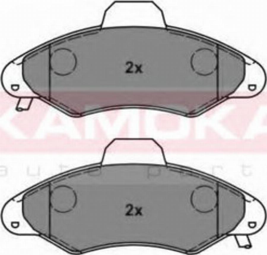 Kamoka 1012552 - Brake Pad Set, disc brake autospares.lv