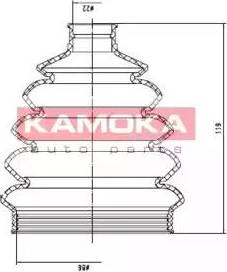 Kamoka 1146680 - Bellow, drive shaft autospares.lv