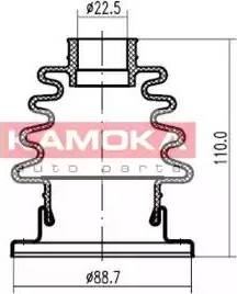 Kamoka 1148010 - Bellow, drive shaft autospares.lv