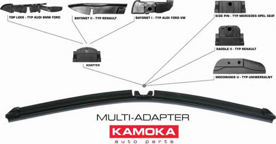 Kamoka 27500 - Wiper Blade autospares.lv