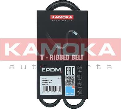 Kamoka 7014014 - V-Ribbed Belt autospares.lv