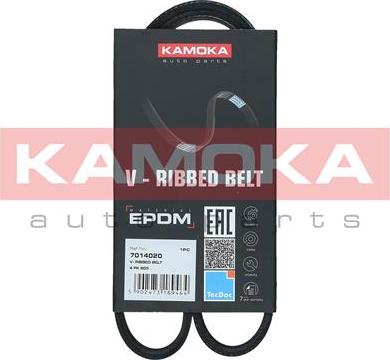 Kamoka 7014020 - V-Ribbed Belt autospares.lv