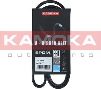 Kamoka 7014074 - V-Ribbed Belt autospares.lv