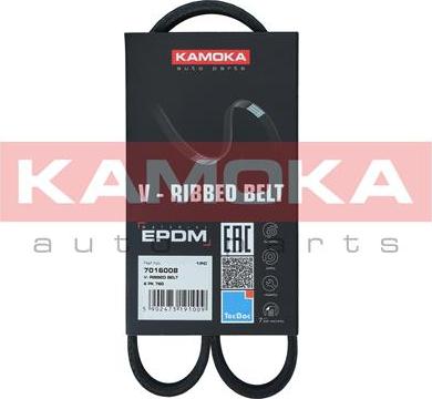 Kamoka 7016008 - V-Ribbed Belt autospares.lv