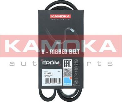 Kamoka 7016071 - V-Ribbed Belt autospares.lv