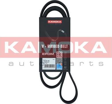 Kamoka 7016118 - V-Ribbed Belt autospares.lv