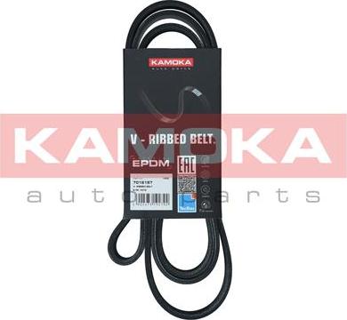 Kamoka 7016187 - V-Ribbed Belt autospares.lv