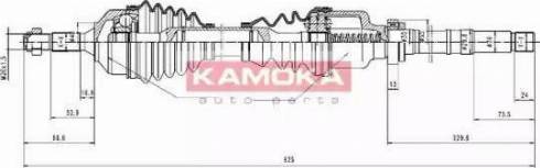 Kamoka CT1138908 - Drive Shaft autospares.lv