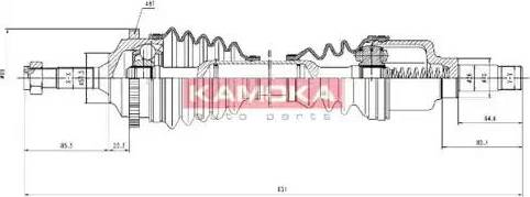 Kamoka CT1138936A - Drive Shaft autospares.lv