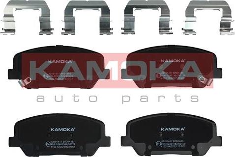 Kamoka JQ101417 - Brake Pad Set, disc brake autospares.lv