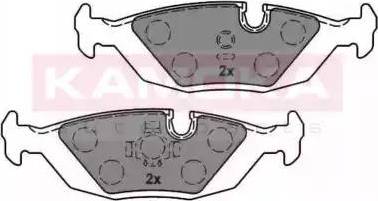 Kamoka JQ101592 - Brake Pad Set, disc brake autospares.lv