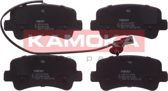 Kamoka JQ101144 - Brake Pad Set, disc brake autospares.lv