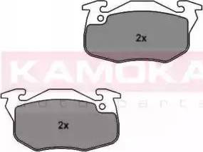 Kamoka JQ1011460 - Brake Pad Set, disc brake autospares.lv