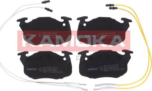Kamoka JQ1011438 - Brake Pad Set, disc brake autospares.lv