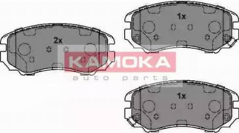 Kamoka JQ101142 - Brake Pad Set, disc brake autospares.lv
