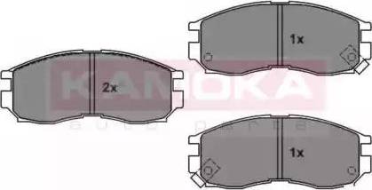 Kamoka JQ1011528 - Brake Pad Set, disc brake autospares.lv