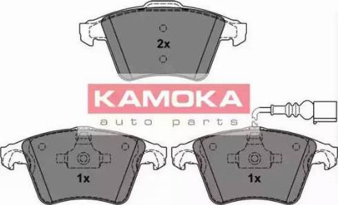 Kamoka JQ101160 - Brake Pad Set, disc brake autospares.lv