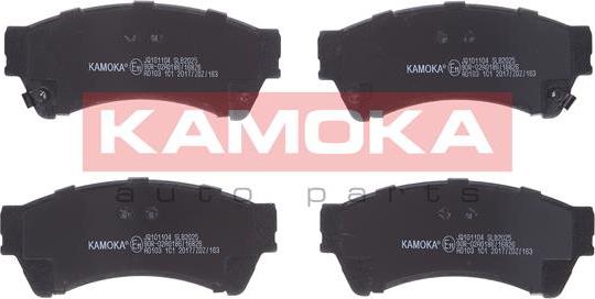 Kamoka JQ101104 - Brake Pad Set, disc brake autospares.lv