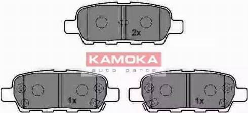 Kamoka JQ101101 - Brake Pad Set, disc brake autospares.lv