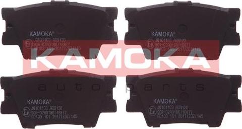Kamoka JQ101103 - Brake Pad Set, disc brake autospares.lv