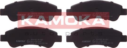 Kamoka JQ101102 - Brake Pad Set, disc brake autospares.lv