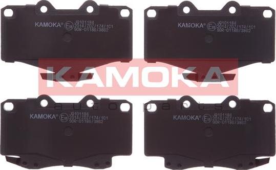 Kamoka JQ101184 - Brake Pad Set, disc brake autospares.lv