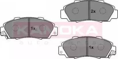 Kamoka JQ1011810 - Brake Pad Set, disc brake autospares.lv