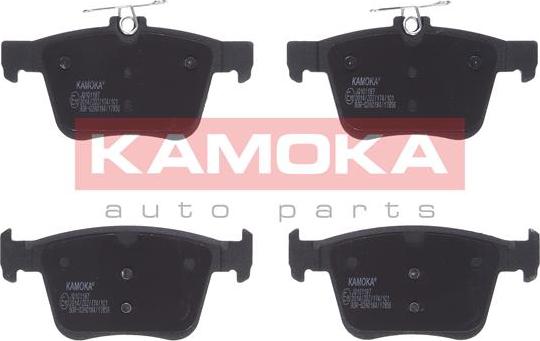 Kamoka JQ101187 - Brake Pad Set, disc brake autospares.lv