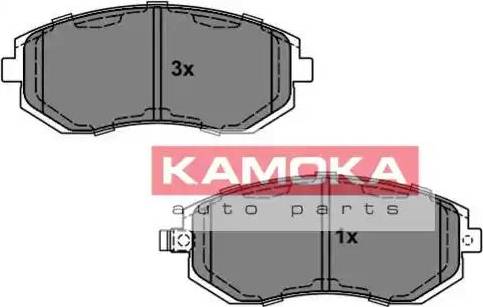 Kamoka JQ101126 - Brake Pad Set, disc brake autospares.lv