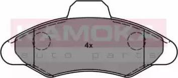 Kamoka JQ1011234 - Brake Pad Set, disc brake autospares.lv