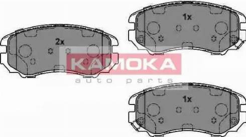 Kamoka JQ1018500 - Brake Pad Set, disc brake autospares.lv