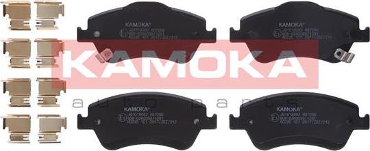 Kamoka JQ1018092 - Brake Pad Set, disc brake autospares.lv