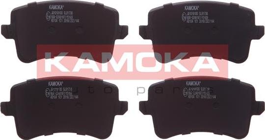 Kamoka JQ1018100 - Brake Pad Set, disc brake autospares.lv