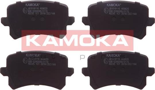 Kamoka JQ1018116 - Brake Pad Set, disc brake autospares.lv