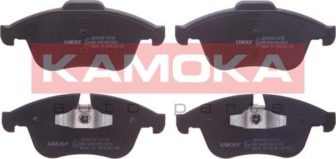 Kamoka JQ1018136 - Brake Pad Set, disc brake autospares.lv