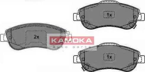 Kamoka JQ1018396 - Brake Pad Set, disc brake autospares.lv