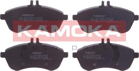 Kamoka JQ1018398 - Brake Pad Set, disc brake autospares.lv