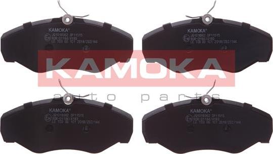 Kamoka JQ1018362 - Brake Pad Set, disc brake autospares.lv