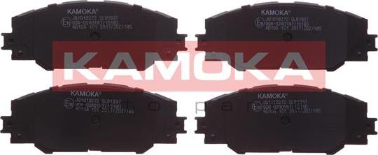 Kamoka JQ1018272 - Brake Pad Set, disc brake autospares.lv