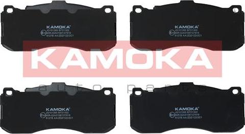 Kamoka JQ101395 - Brake Pad Set, disc brake autospares.lv