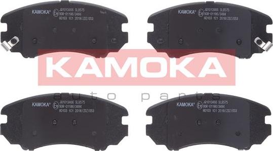 Kamoka JQ1013466 - Brake Pad Set, disc brake autospares.lv