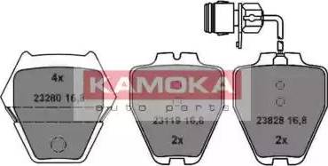 Kamoka JQ1013420 - Brake Pad Set, disc brake autospares.lv