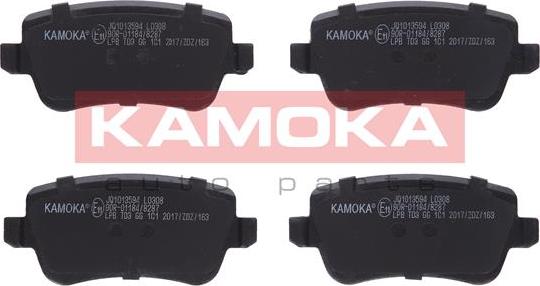 Kamoka JQ1013594 - Brake Pad Set, disc brake autospares.lv