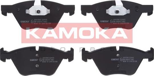 Kamoka JQ1013546 - Brake Pad Set, disc brake autospares.lv