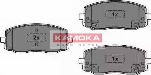 Kamoka JQ1013566 - Brake Pad Set, disc brake autospares.lv