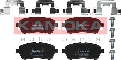 Kamoka JQ101357 - Brake Pad Set, disc brake autospares.lv