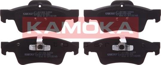 Kamoka JQ1013662 - Brake Pad Set, disc brake autospares.lv