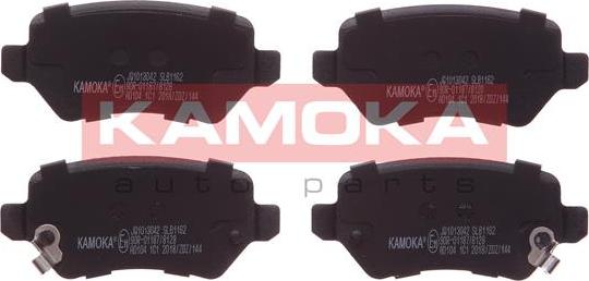 Kamoka JQ1013042 - Brake Pad Set, disc brake autospares.lv