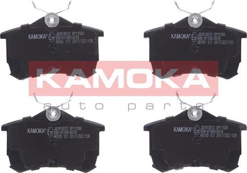 Kamoka JQ1013012 - Brake Pad Set, disc brake autospares.lv